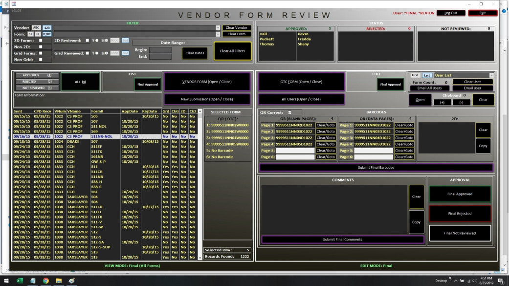 OKLAHOMA TAX COMMISSION | Custom Tax Form Management System